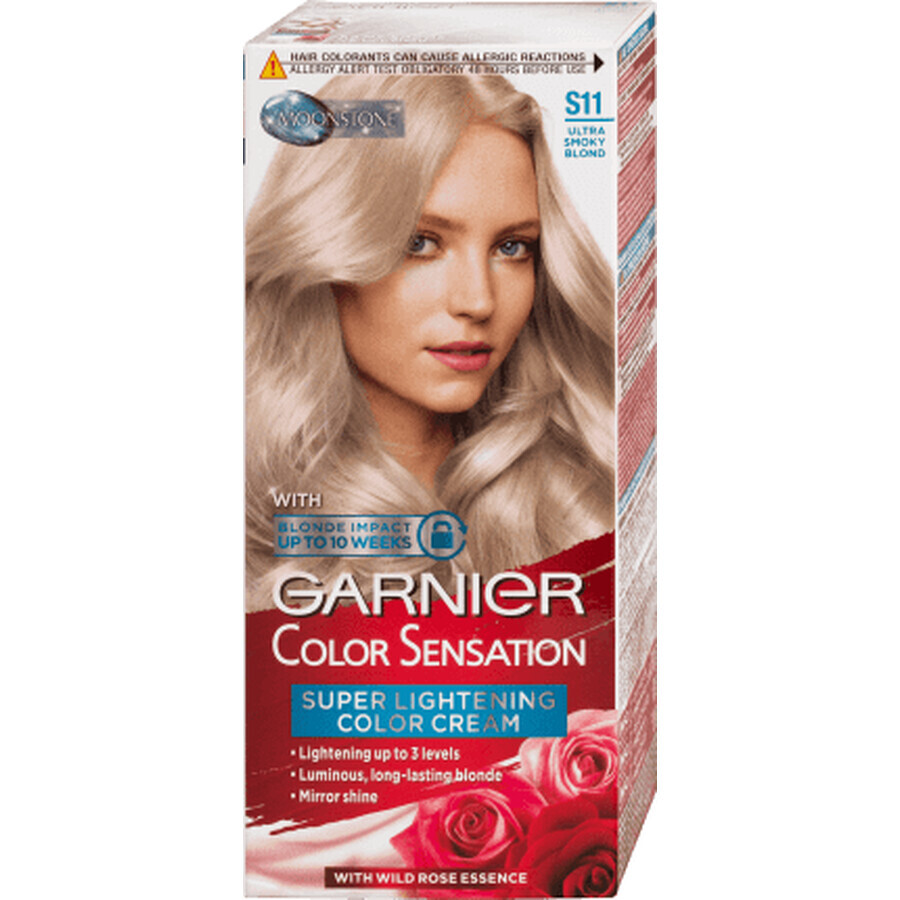 Garnier Color Sensation Permanent Haarkleuring S11 ultra smokey blond, 1 st