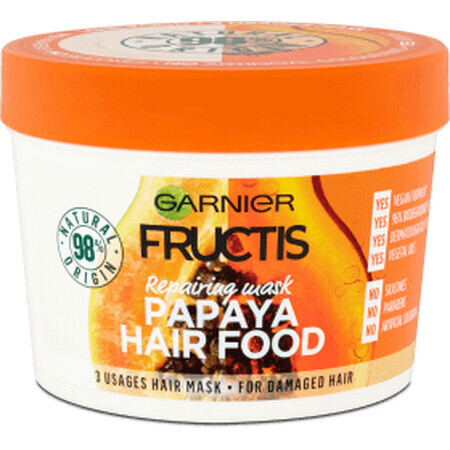 Masque capillaire Garnier Fructis à la papaye, 396 ml