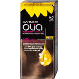 Garnier Olia ammoniavrije permanente haarverf 6.0 bruin, 1 st