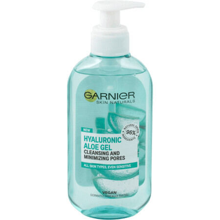 Garnier Skin Naturals Hyaluronic Aloe gel pentru curățarea tenului, 200 ml