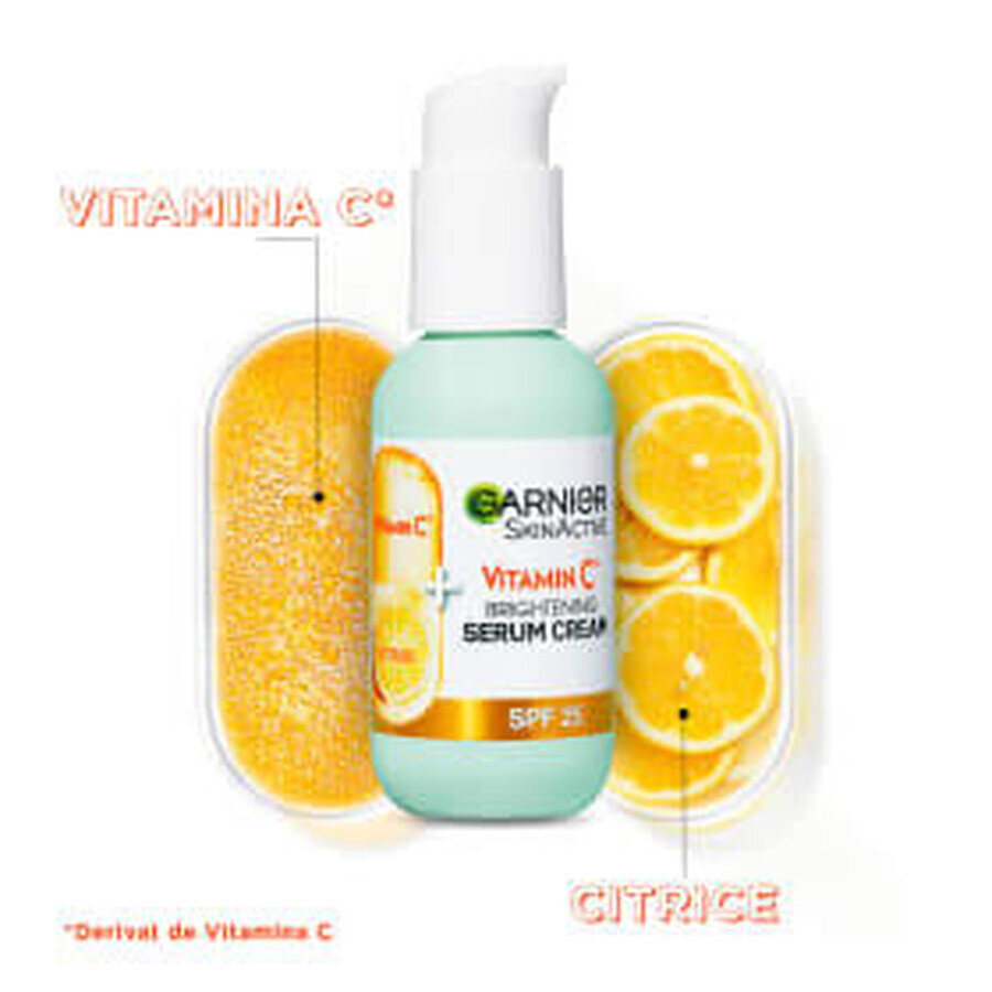 Garnier Skin Naturals Serum Crema con Vitamina C, 50 ml, 50 ml