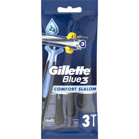 Gillette Comfort Slalom razor, 3 pcs