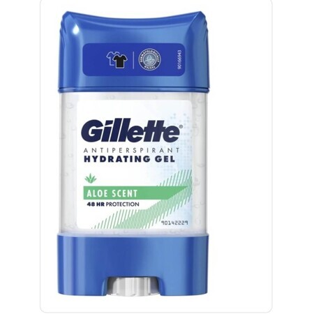 Gillette Gel antiperspirant Aloe, 70 ml