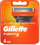 Gillette Fusion navullingen voor scheermesjes, 4 stuks