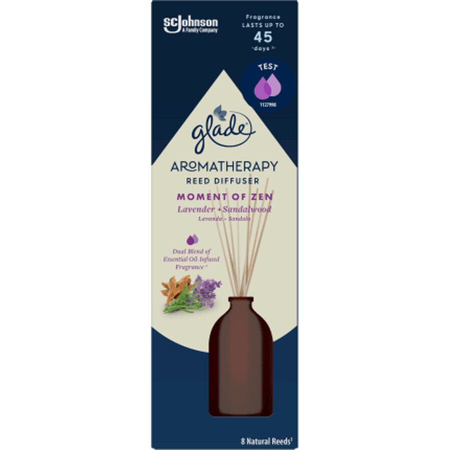 Glade Bețișoare parfumate Aromatherapy Moment of Zen, 80 ml