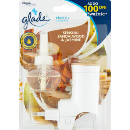 Glade Huile parfumée électrique Glade sensual sandalwood & jasmine, 20 ml