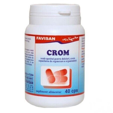 Crom, 40 capsule, Favisan