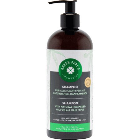 Green Feels Shampoo mit Hanföl, 400 ml