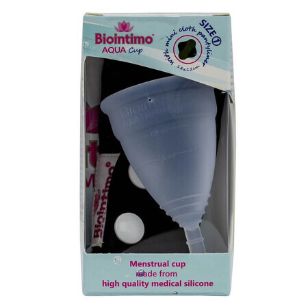 Menstruatiecup maat 1 Biointimo Aqua-Tampon CUP, Denticare-Gate Kft