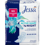 Jessa Active shape nachtabsorberende producten, 10 stuks