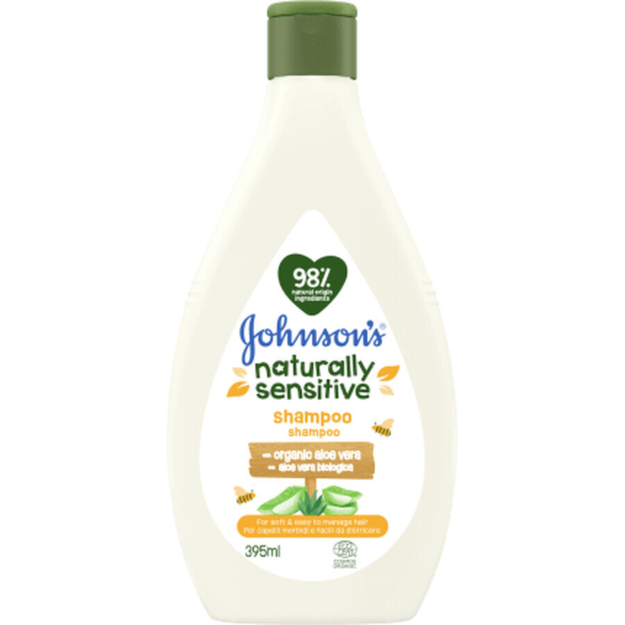 Johnson´s natural sensitive shampoo voor kinderen, 395 ml