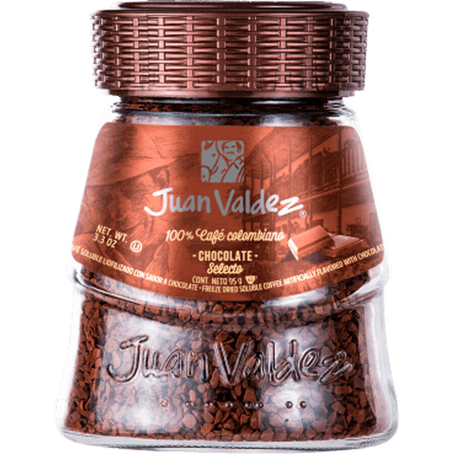 Juan Valdez Oploskoffie in chocolade, 95 g