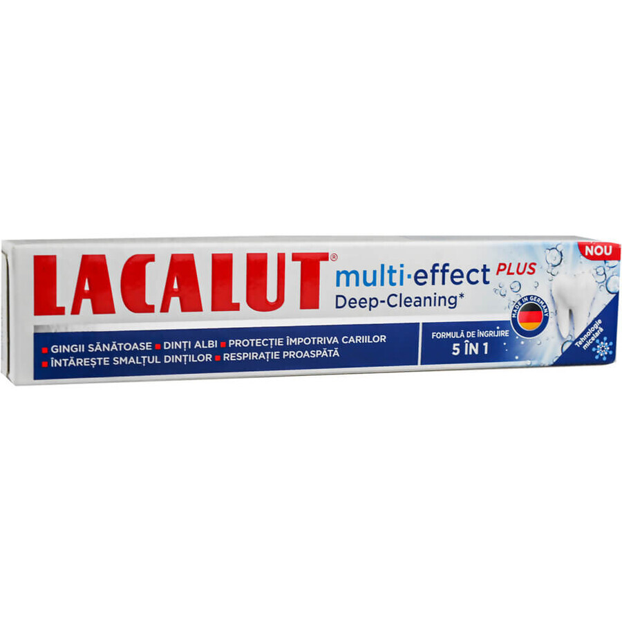 LACALUT Pastă de dinți Mulți-Effect Deep-Cleaning, 75 ml