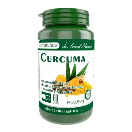 Curcuma, 60 capsule, Pro Natura