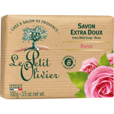 Le Petit Olivier Feste Rosenseife, 100 g