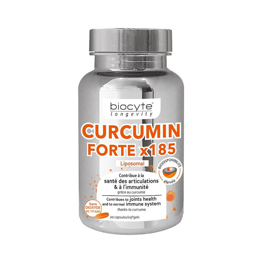 Curcumin Forte x 185 Lipozomal, 30 capsules, Biocyte