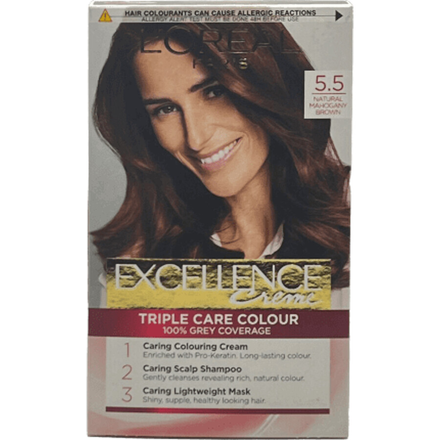 Loreal Paris EXCELLENCE CREME Permanent hair dye with ammonia 5.5, 1 pc