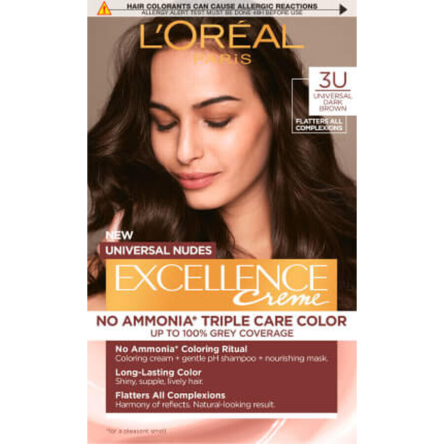 Loreal Paris EXCELLENCE CREME Permanente haarverf, 1 st