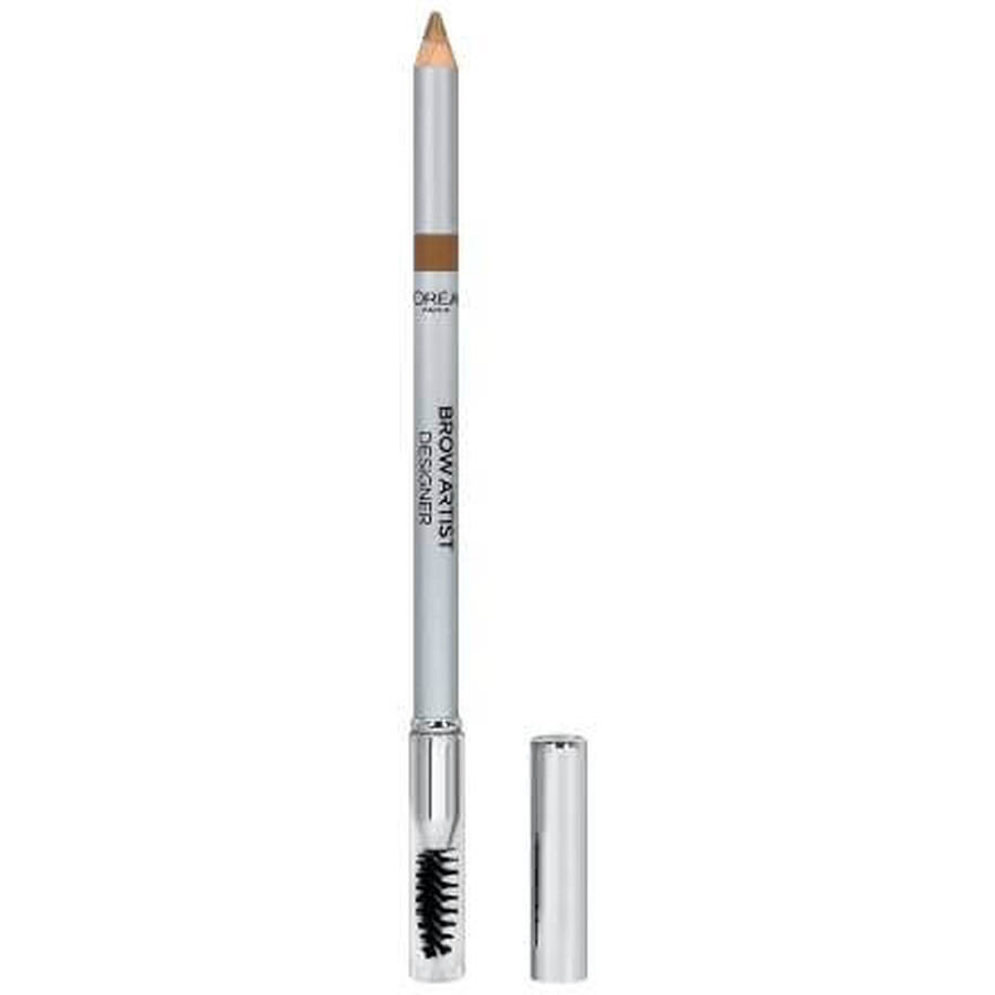 Loreal Paris Brow Artist Designer Wenkbrauwpotlood 302 Licht Brunette, 1 st