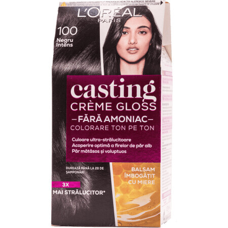 Loreal Paris CASTING CREME GLOSS Hair dye 100 intense black, 1 pc