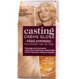 Loreal Paris CASTING CREME GLOSS Hair dye 1021 light blonde, 1 pc