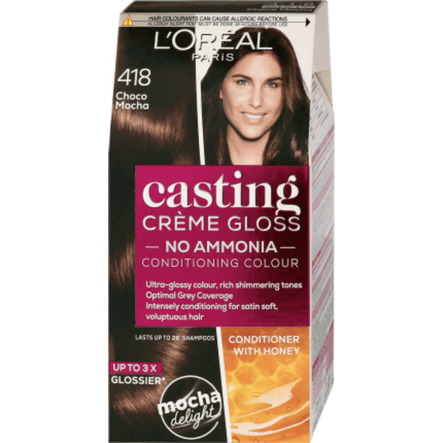 Loreal Paris CASTING CREME GLOSS Haarfärbemittel 148 mokka choco, 1 Stück