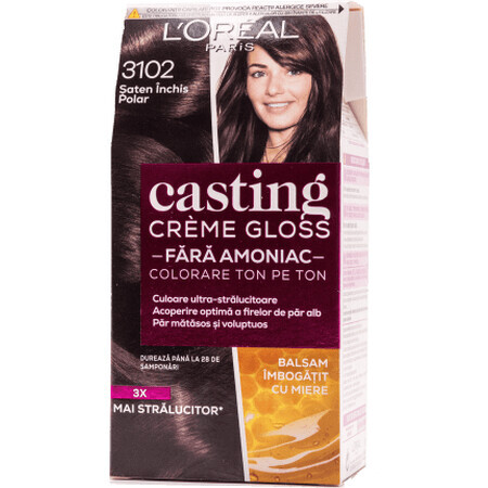 Loreal Paris CASTING CREME GLOSS Haarverf 310 donkerbruin pool, 1 stuk