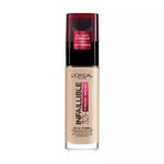 Loreal Paris Infaillible 32H Base de maquillaje Fresh Wear 125 Beige Natural, 30 ml