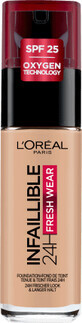 Loreal Paris Infaillible 32H Fresh Wear foundation 145 Rose Beige, 30 ml