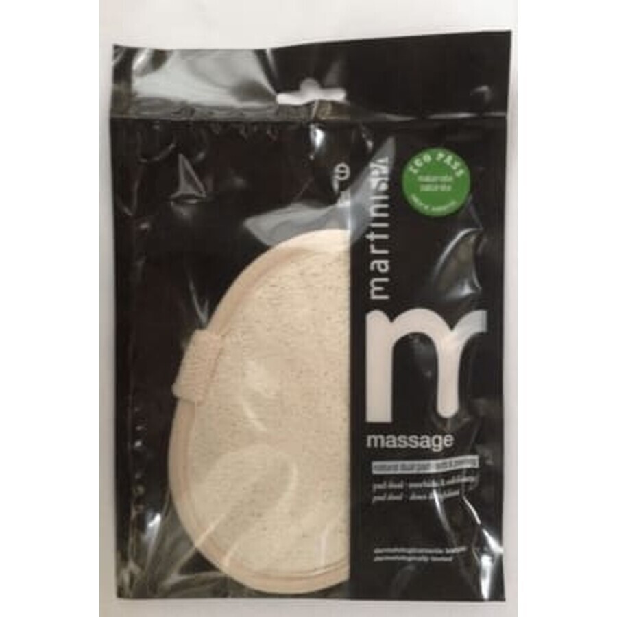 Martini SPA Exfoliating sponge with loofah, 1 pc