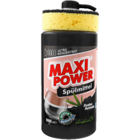 Maxi Power Maxi Power afwasmiddel zwarte kool, 1 l