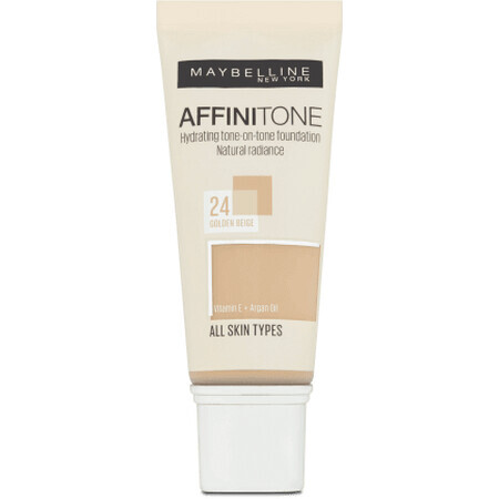 Maybelline New York Affinitone fond de ten 24 Golden Beige, 30 ml