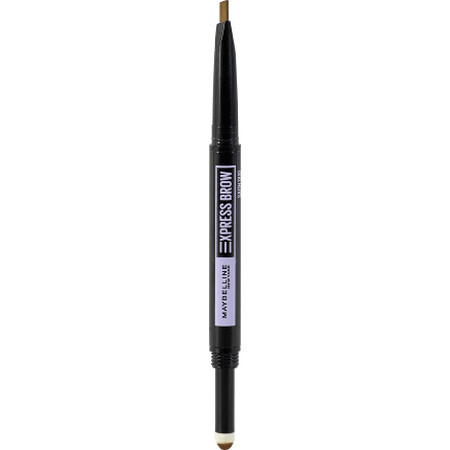 Maybelline New York Express Brow Satin Duo Brow Pencil 02 Medium Brown, 2 g