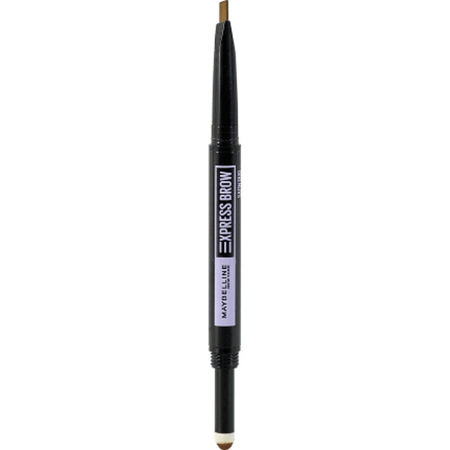 Matita per sopracciglia Maybelline New York Express Brow Satin Duo 02 Marrone medio, 2 g