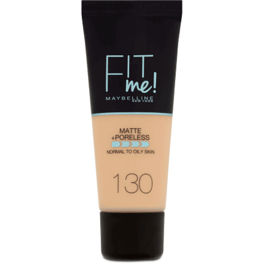 Maybelline New York Fit Me Matte &amp; Poreless Foundation 130 Buff Beige, 30 ml