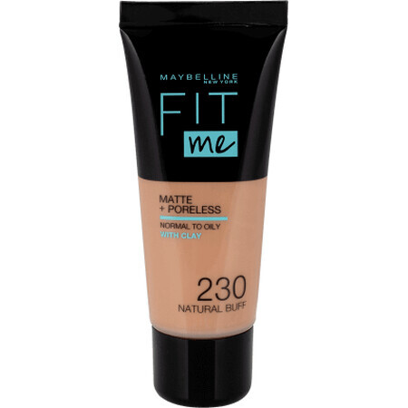 Maybelline New York Fit Me Matte & Poreless Foundation 230 Natural Buff, 30 ml