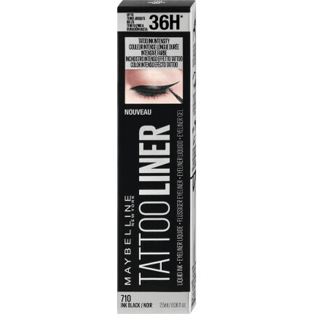 Maybelline New York Tattoo Liner Liquid Ink oogschaduw 710 Zwart, 2,5 ml