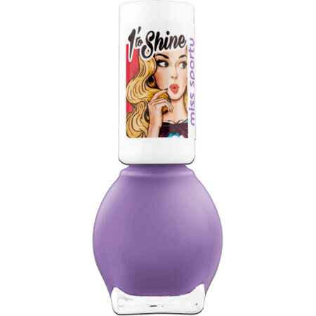 Miss Sporty 1 Minute to Shine Smalto 310 Pop Lilac, 7 ml