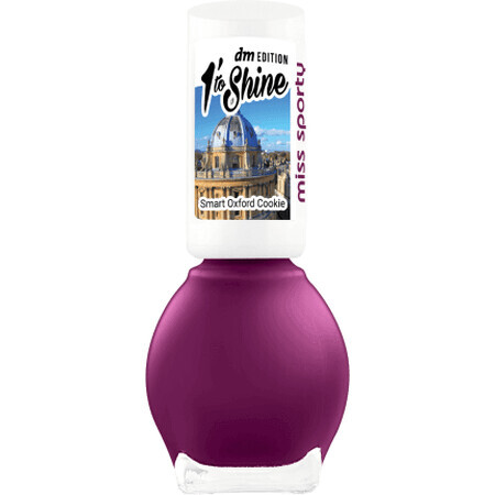 Miss Sporty 1 Minute to Shine Vernis à ongles 633 Smart Oxford Cookie, 7 ml