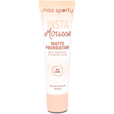 Miss Sporty Insta Mousse Matte Foundation 002 Sand, 30 ml