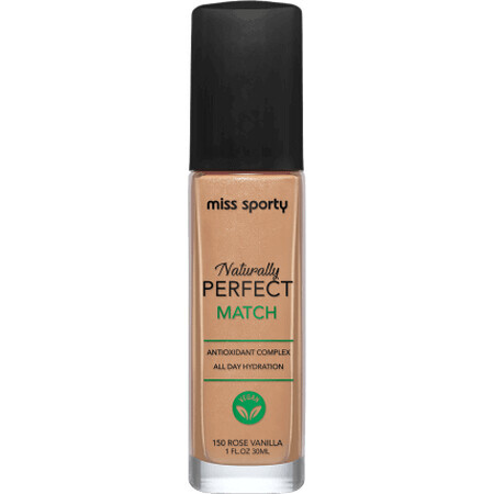 Miss Sporty Naturally Perfect Match Foundation 150 Rose Vanille, 30 ml