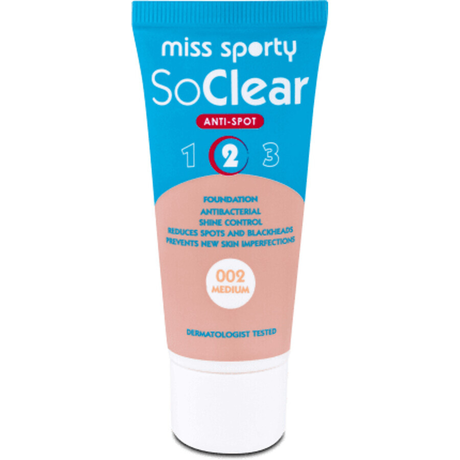 Miss Sporty So Clear foundation 002 Medium, 30 pcs