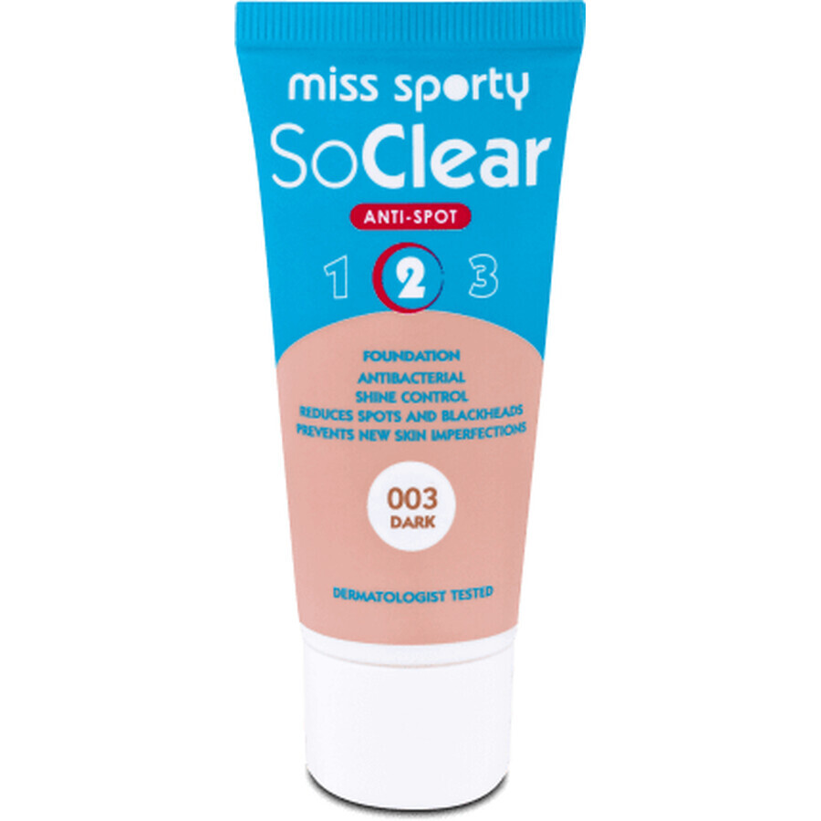 Miss Sporty So Clear Foundation 003 Dark, 30 Stück