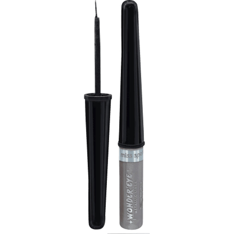 Miss Sporty Wonder'Eye Metallic Liner 001 Silver Snow, 3,5 ml