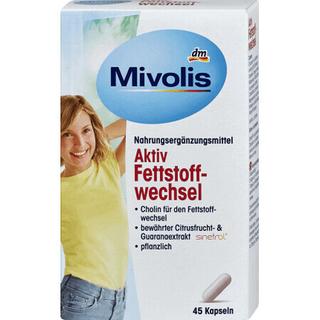 Mivolis Aktiv stimulator metabolism, 45 buc