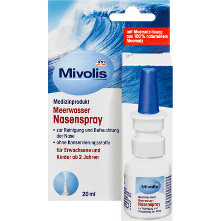 Mivolis Zeewater neusspray, 20 ml