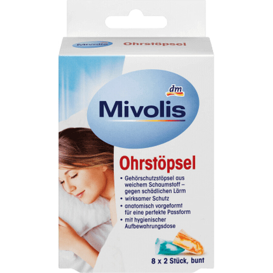 Mivolis Oordopjes, 16 stuks