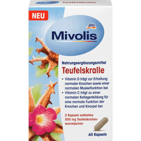 Mivolis Duivelsklauw capsules, 35 g, 60 st.