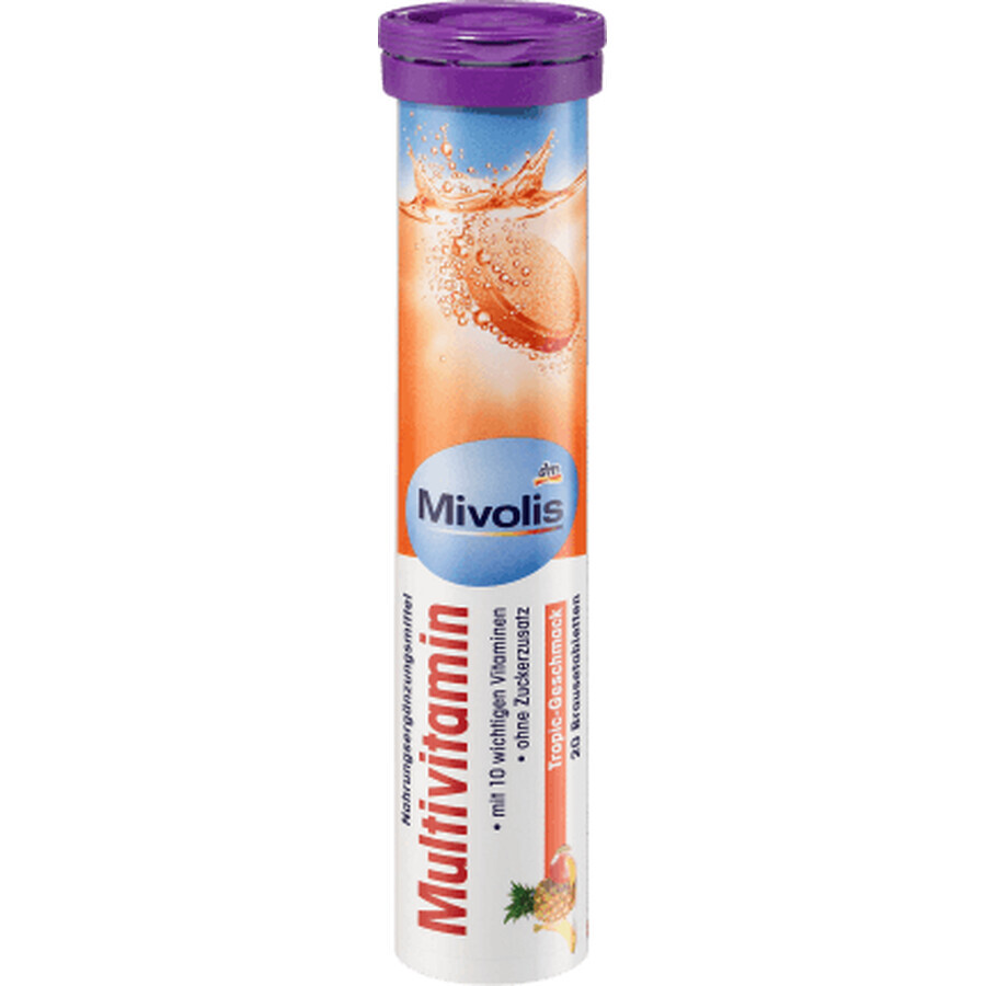 Mivolis Multivitamine bruistabletten, 82 g, 20 st.