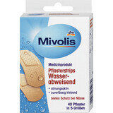 Mivolis Waterdichte pleisters, 40 stuks